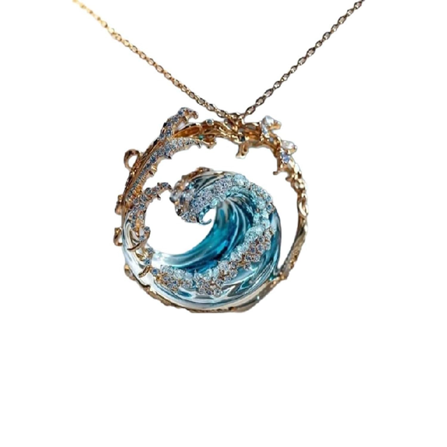 Ocean Theme Adjustable Necklace for Women – HAILANG Copper Pendant Jewelry