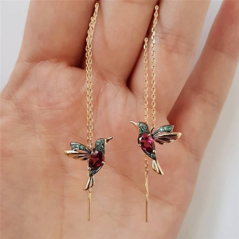 Cute Little Bird Earrings for Women – European & American Style Jewelry